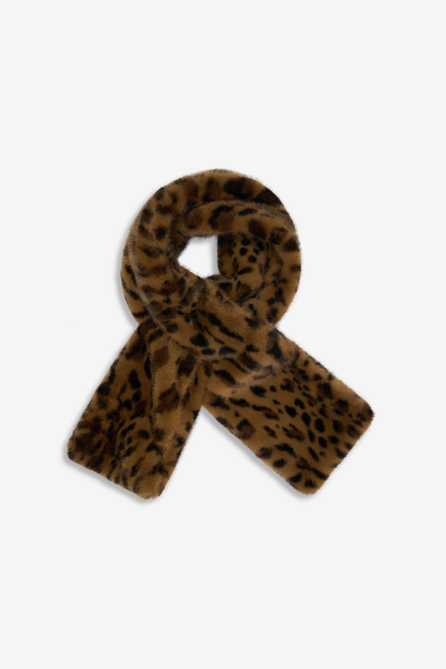 ECHARPE POOJA PRINT LEOPARD