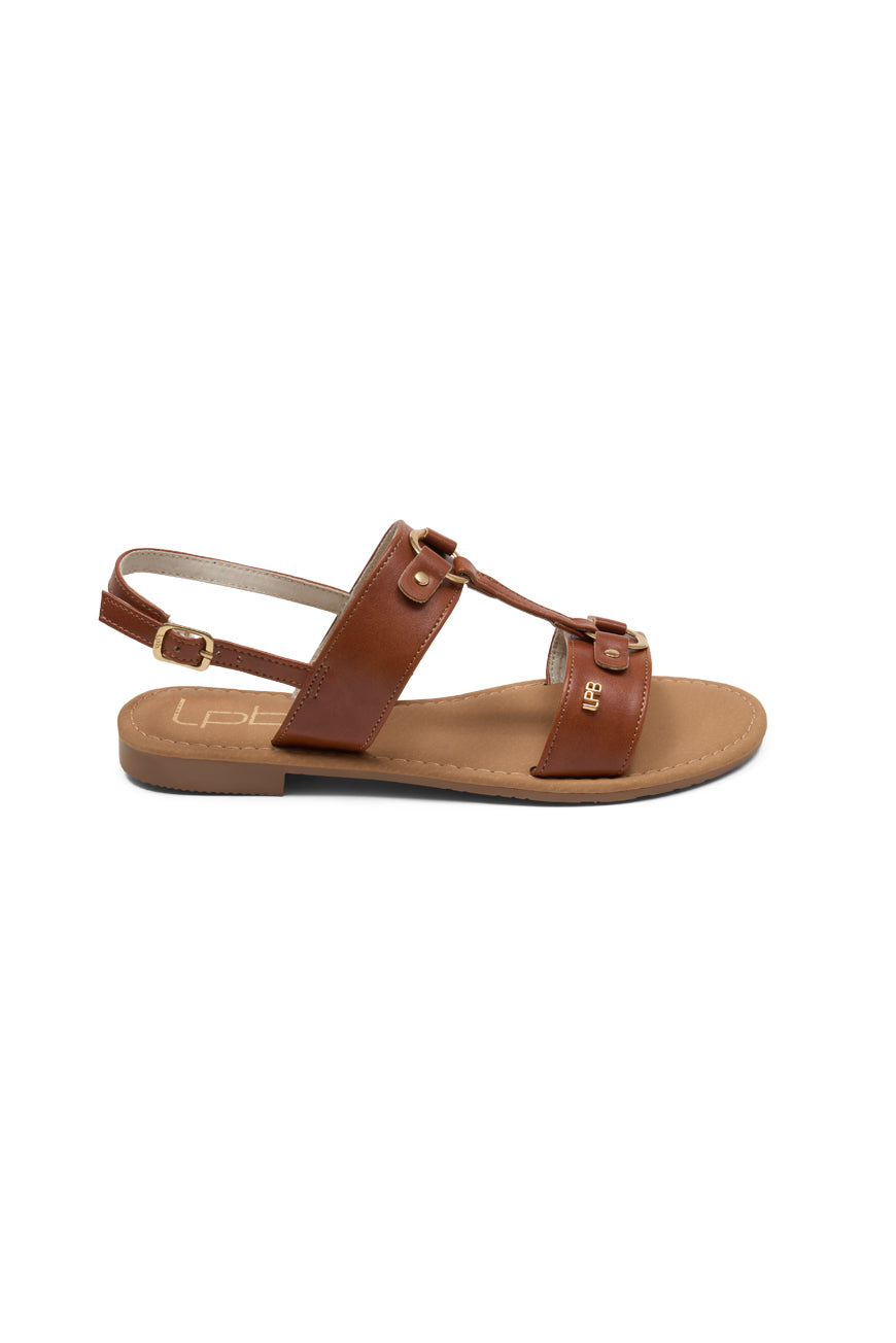 SANDALES NASSIA CAMEL PU