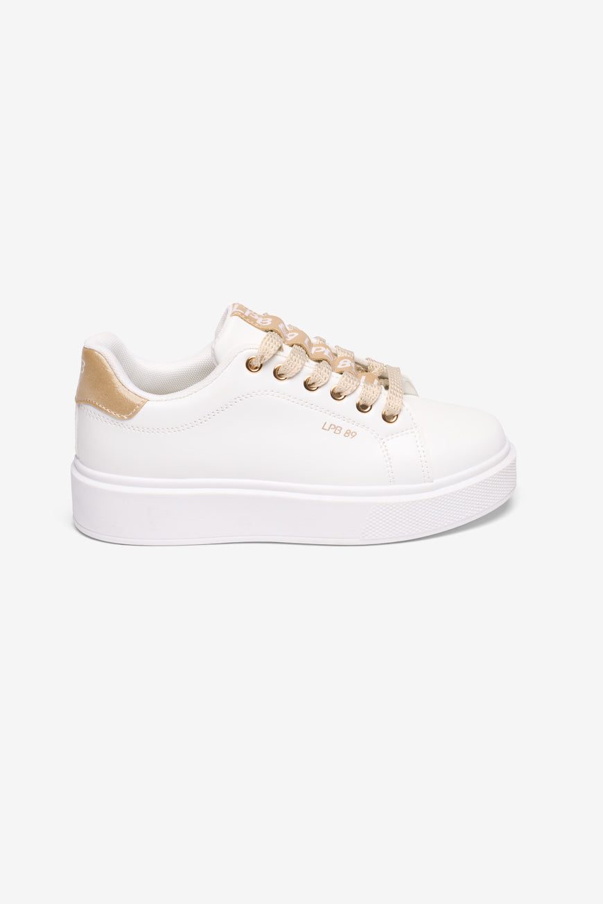 BASKETS MANON BLANC PU