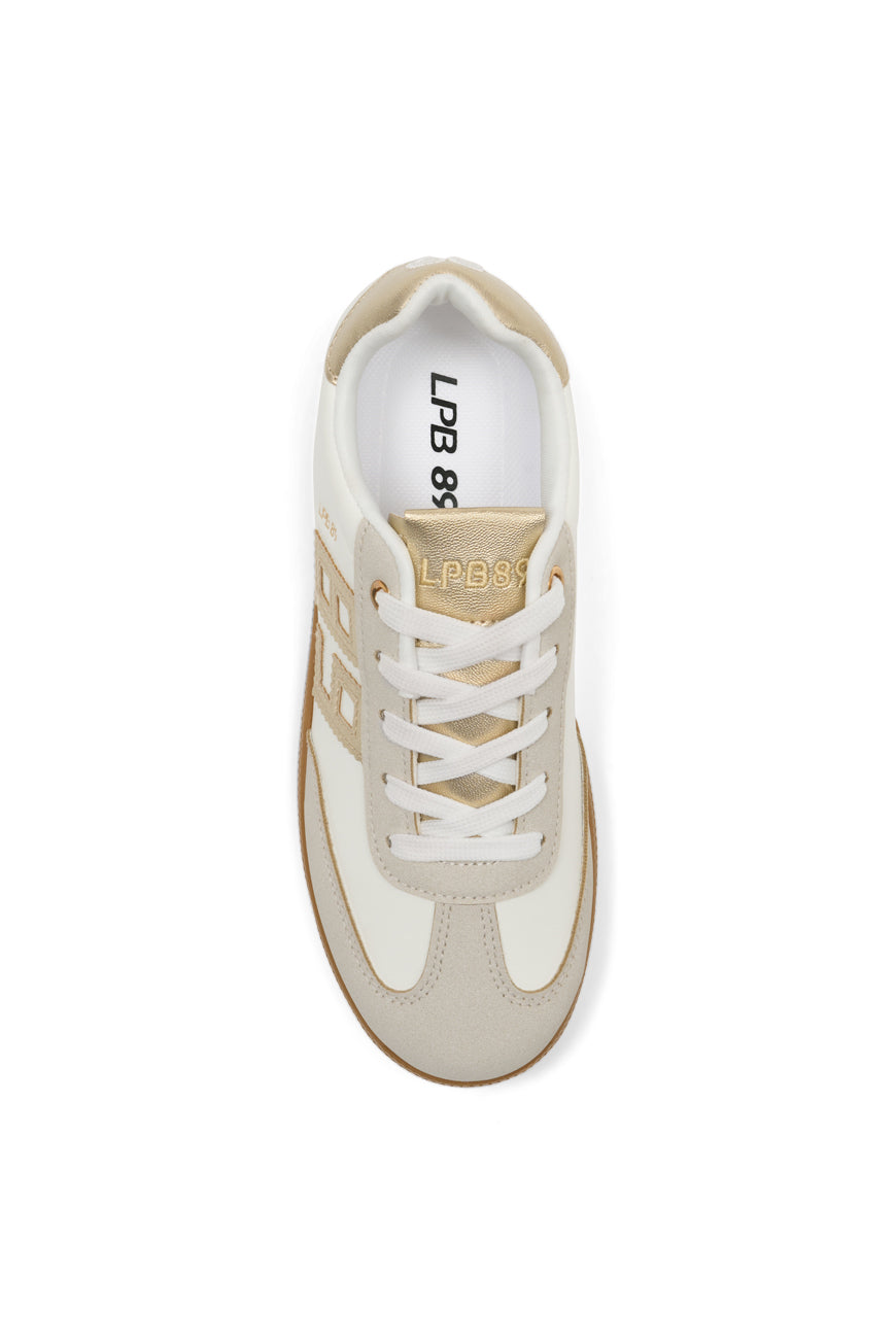 BASKETS NAIS BLANC / DORE