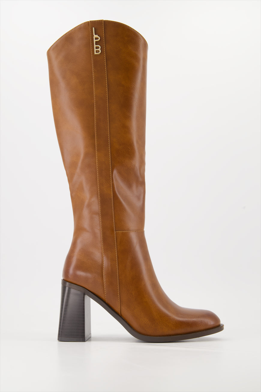 BOTTES CAMEL A TALONS JEANNE