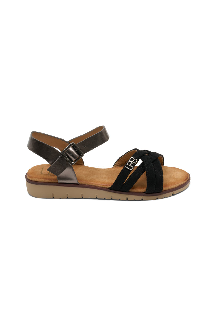 SANDALES NELLI PLOMB / NOIR