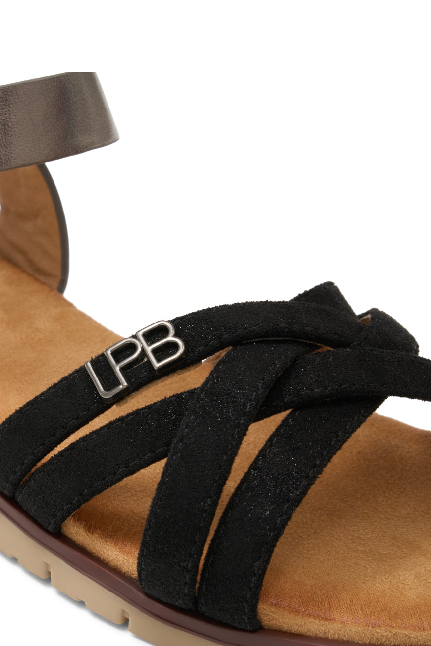 SANDALES NELLI PLOMB / NOIR