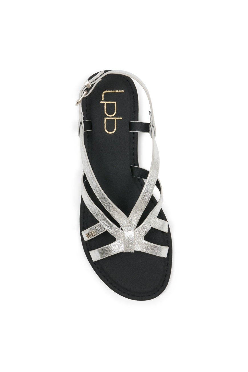 SANDALES NATASHA ARGENT METAL