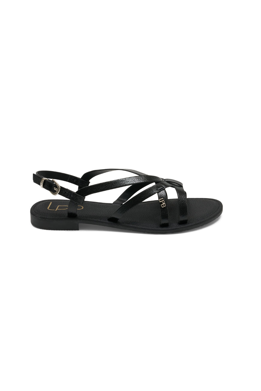 SANDALES NATASHA NOIR METAL