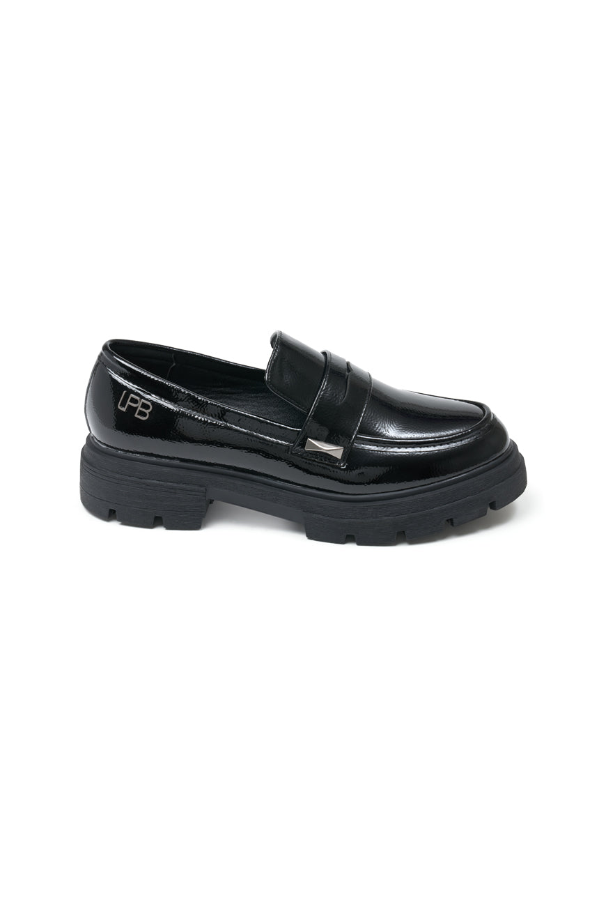 DERBIES POLLY NOIR NAPLACK