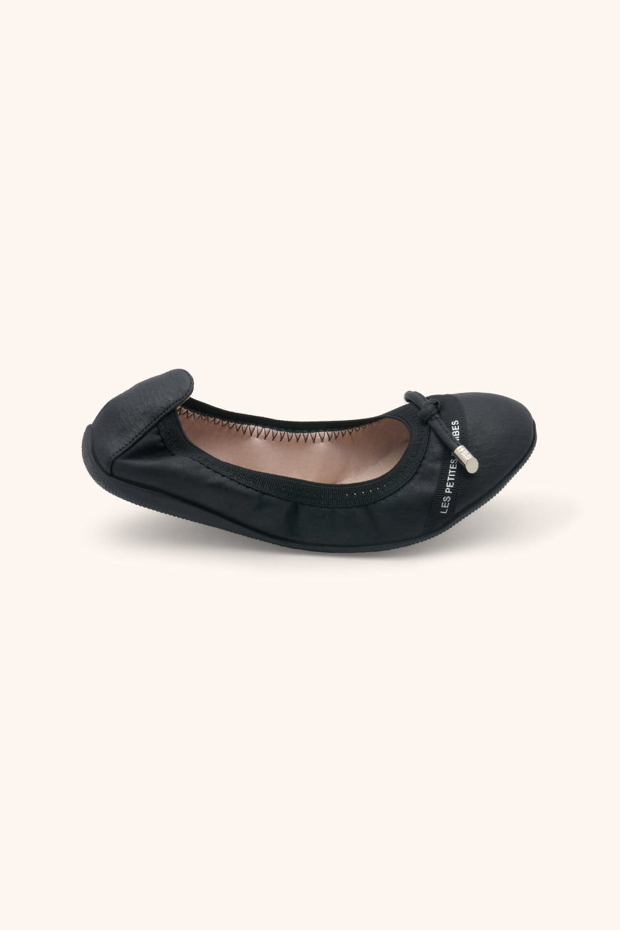 BALLERINES JELINIA NOIR METAL