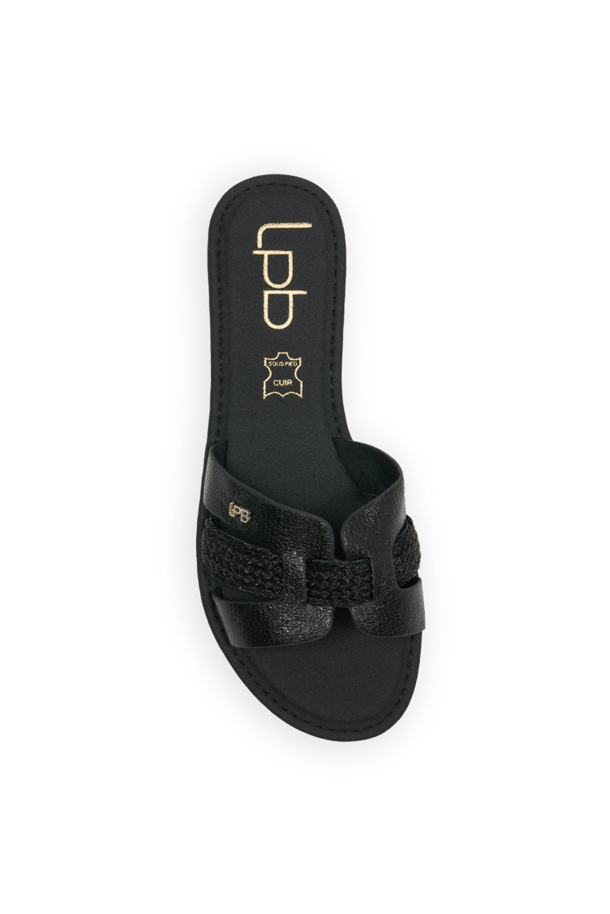 MULES NAHED NOIR METAL