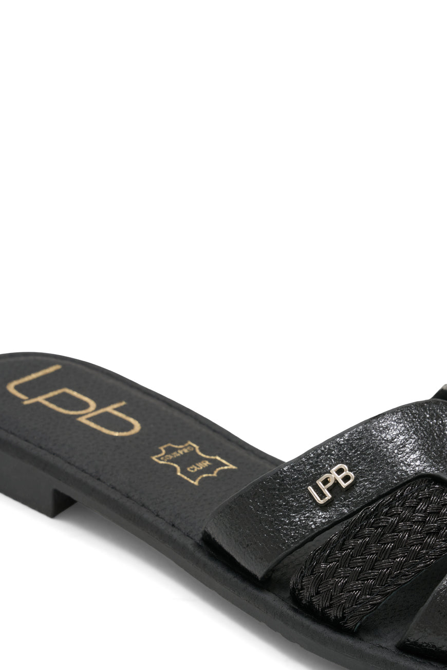 MULES NAHED NOIR METAL