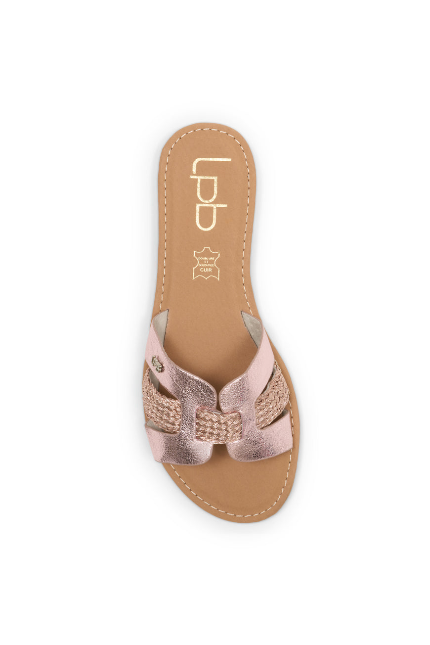 MULES NAHED ROSE METAL