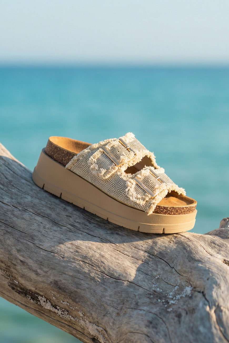 COMPENSEES NADA BEIGE STRASS