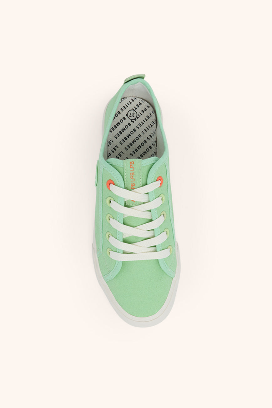 BASKETS LOLA VERT D'EAU