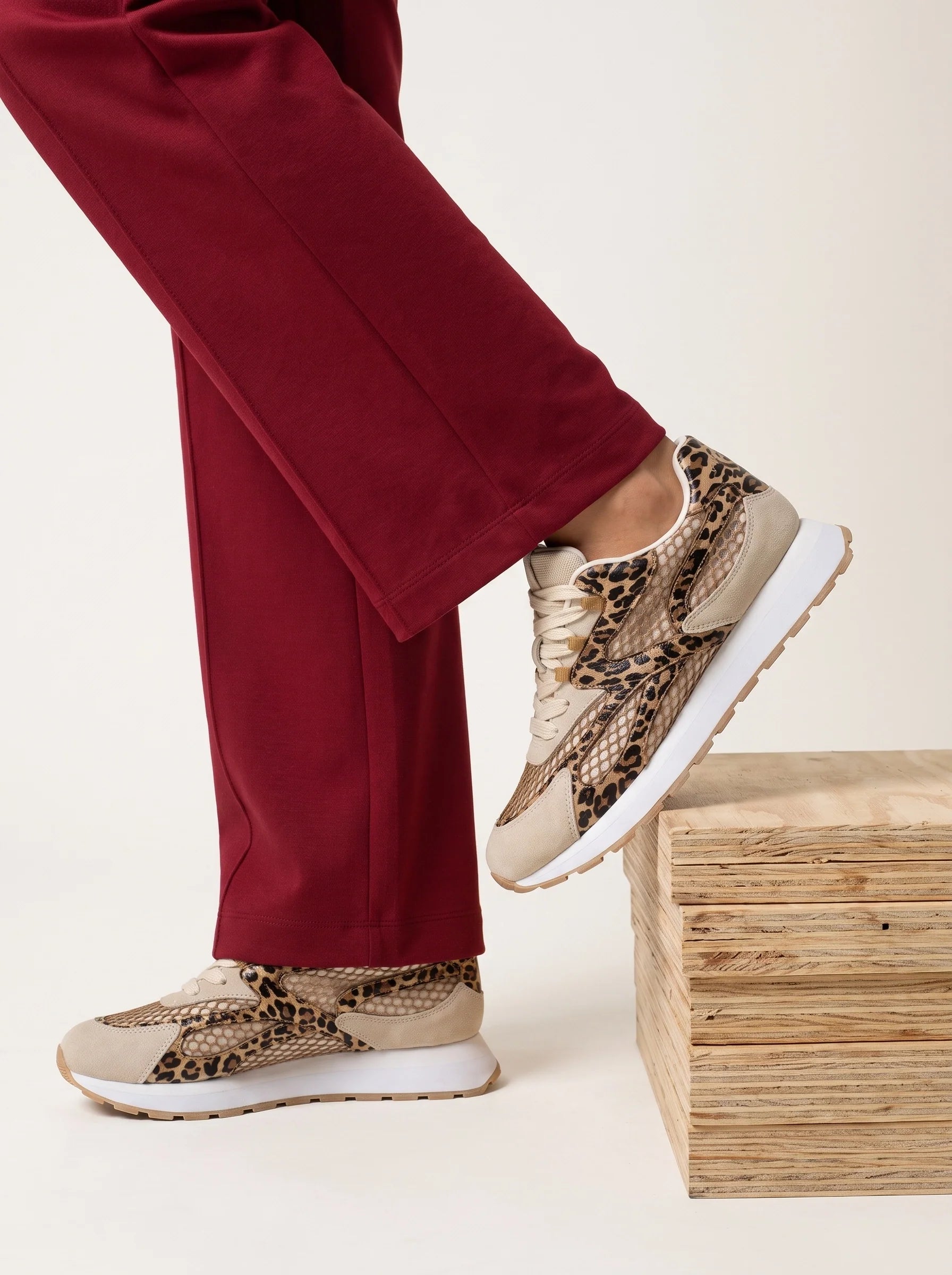 BASKETS NINON LEOPARD