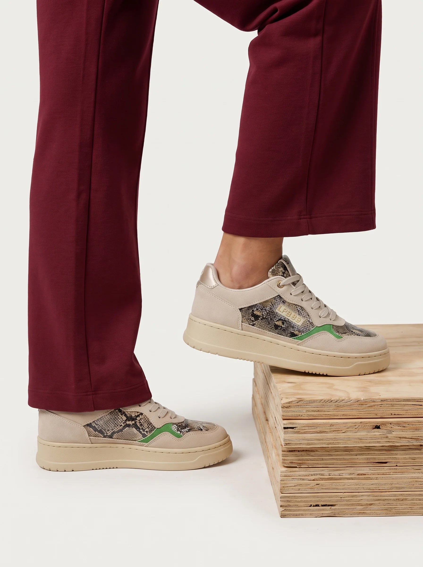BASKETS NANCY BEIGE SNAKE