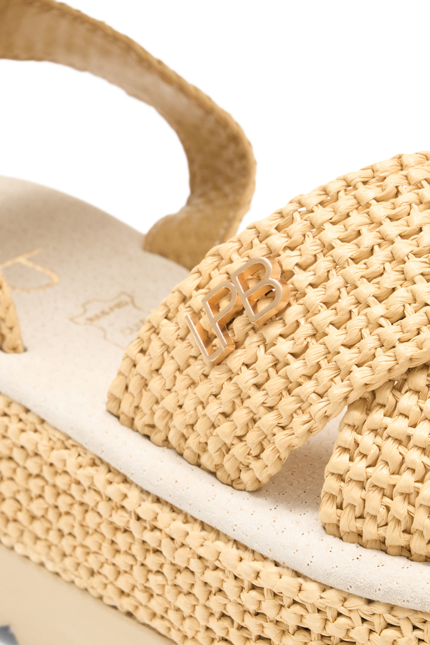 COMPENSEES NAELLE CAPPUCCINO RAPHIA