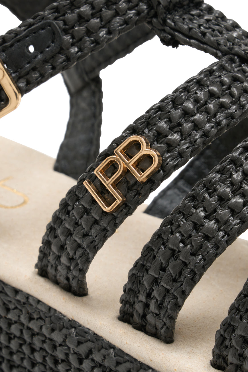 COMPENSEES NOLA NOIR RAPHIA