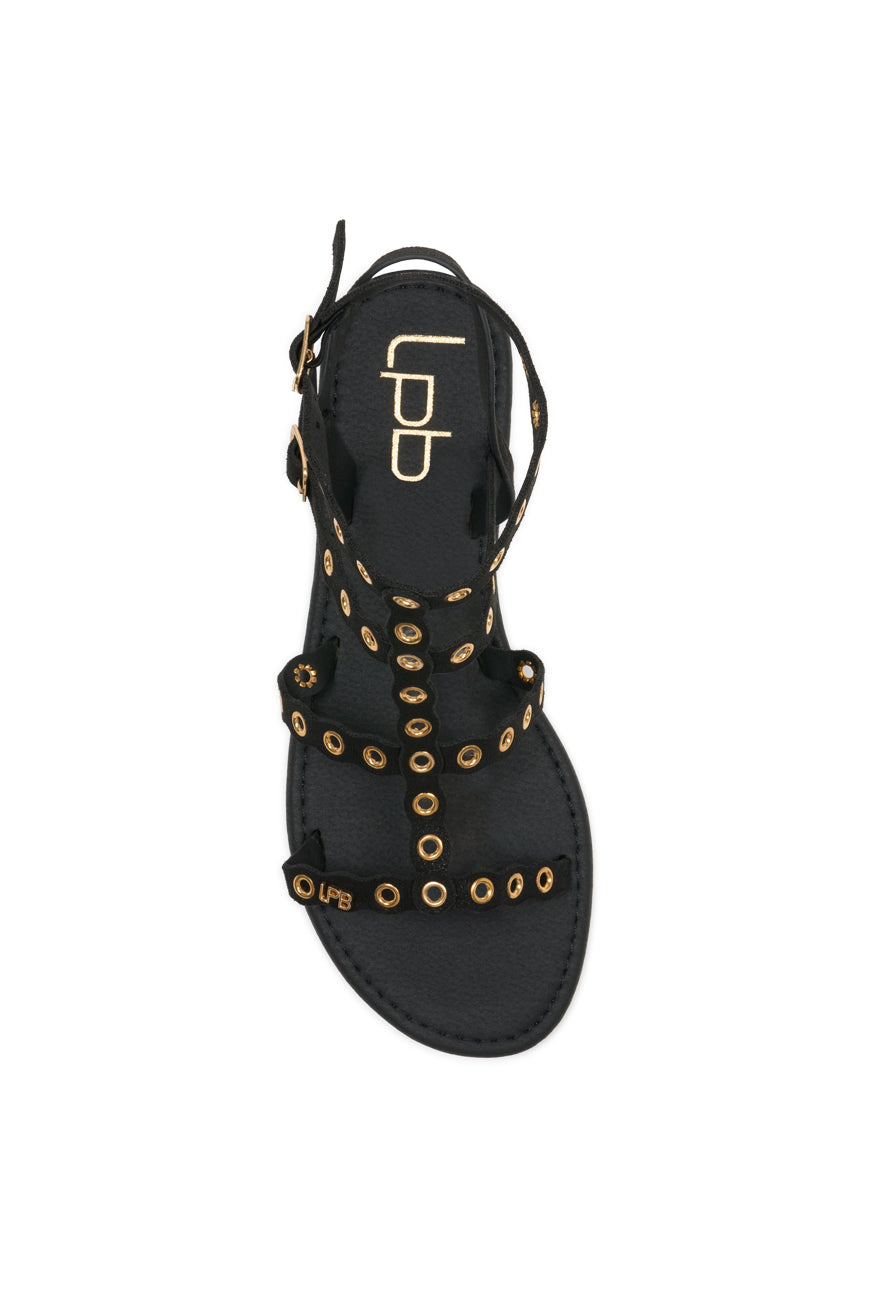 SANDALES NOURIA NOIR FOIL