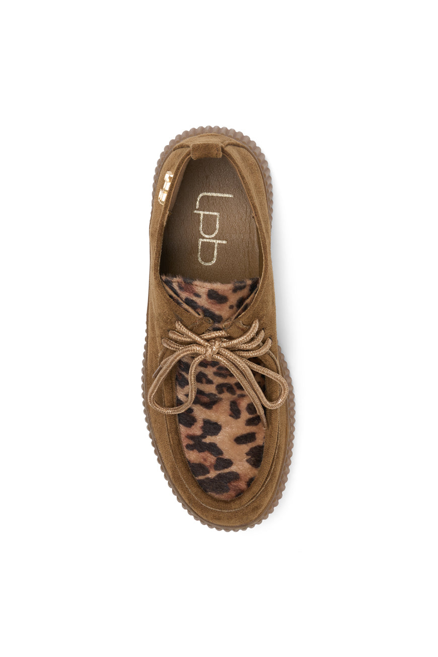 DERBIES PELINE CAMEL / BEIGE LEO