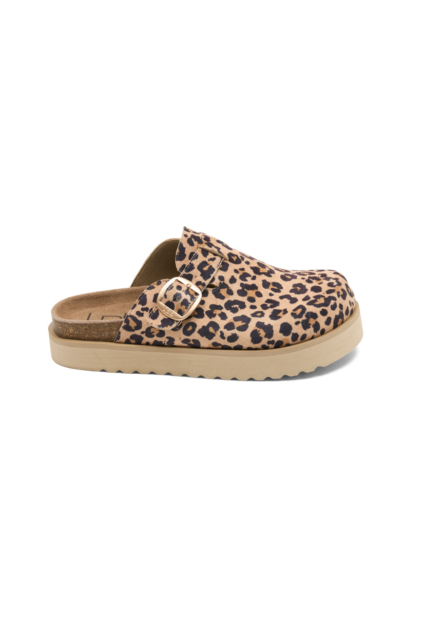 COMPENSEES NADINE LEOPARD SUEDINE