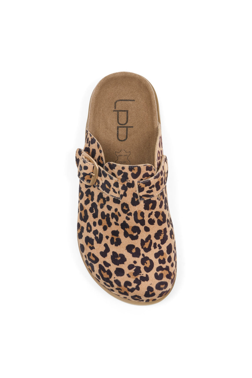 COMPENSEES NADINE LEOPARD SUEDINE