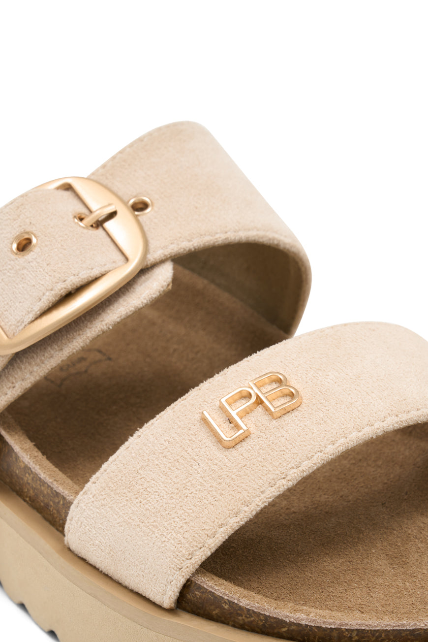 COMPENSEES NOELLANIE BEIGE SUEDINE