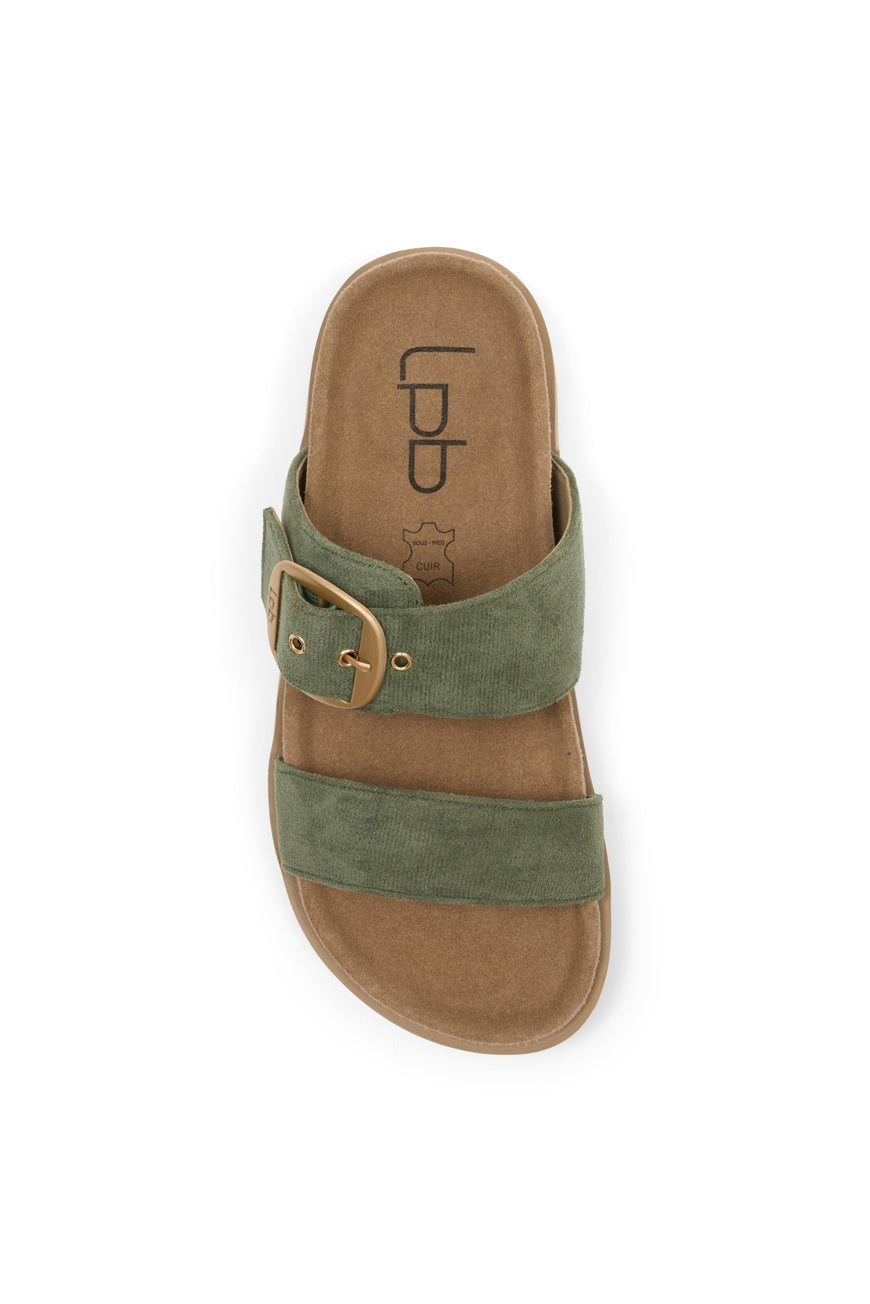 COMPENSEES NOELLANIE KAKI SUEDINE