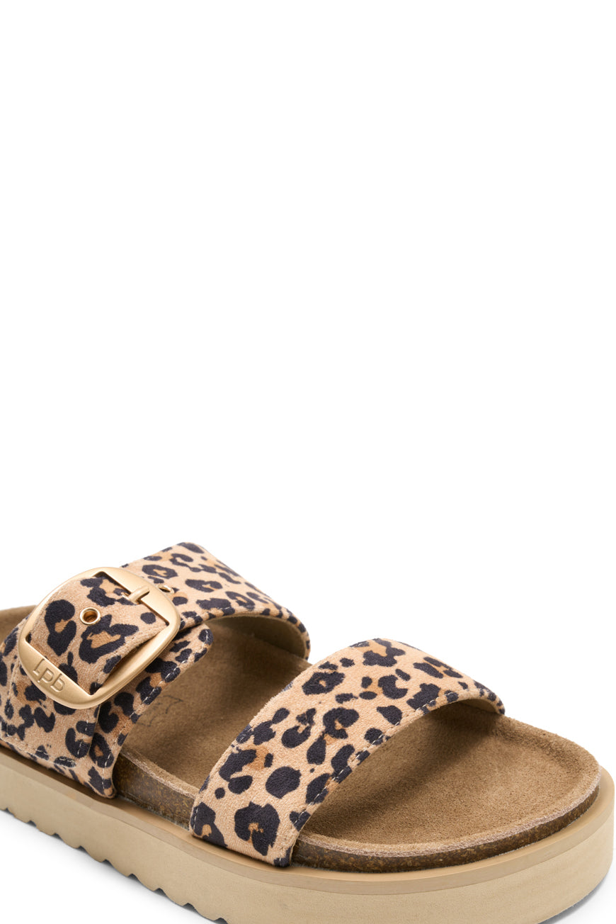COMPENSEES NOELLANIE LEOPARD SUEDINE