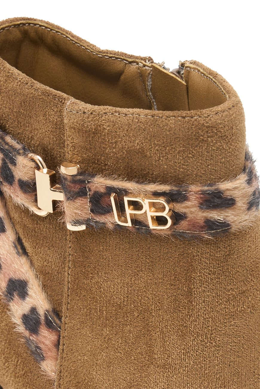 BOTTINES JAHINA CAMEL / BEIGE LEO