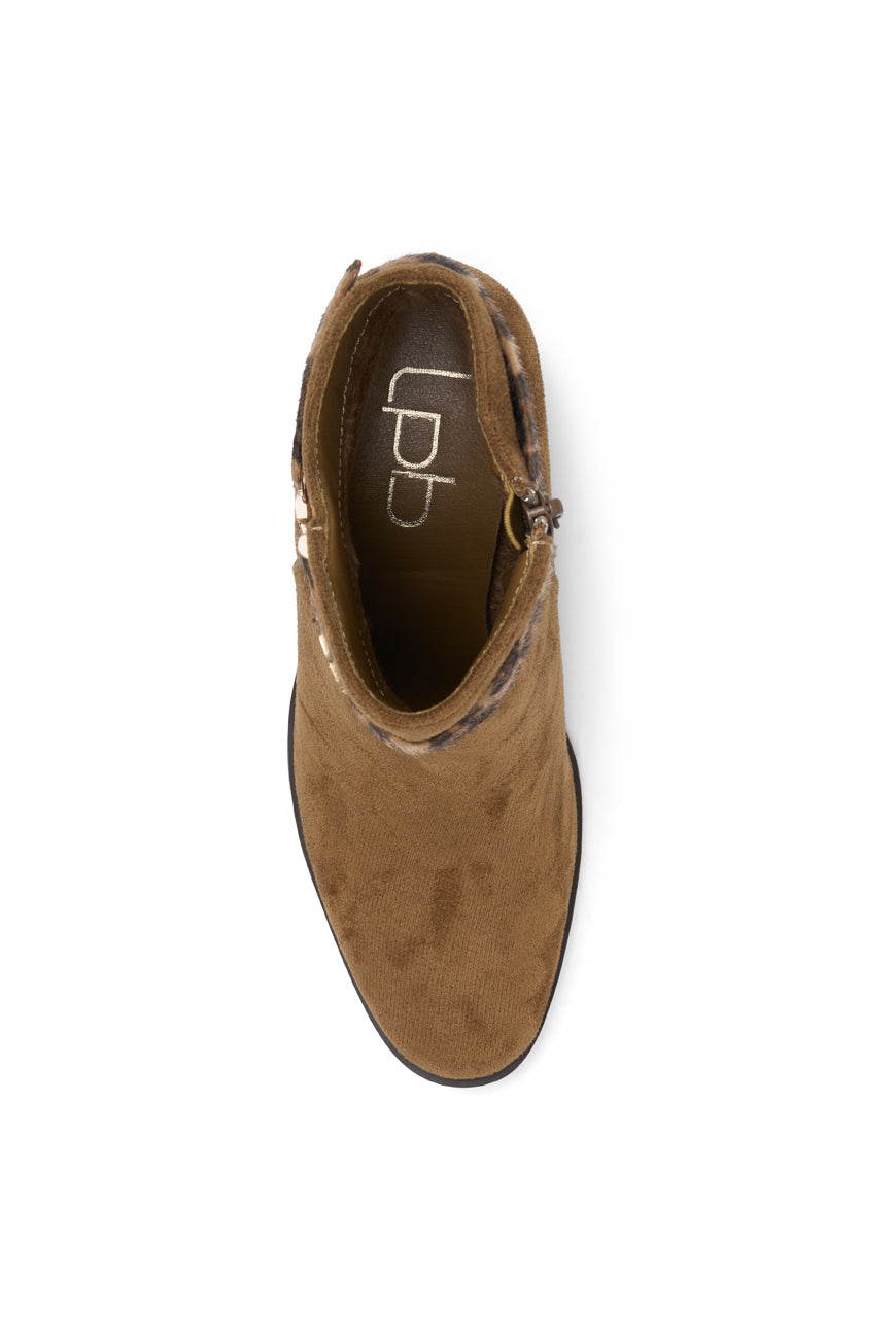 BOTTINES JAHINA CAMEL / BEIGE LEO