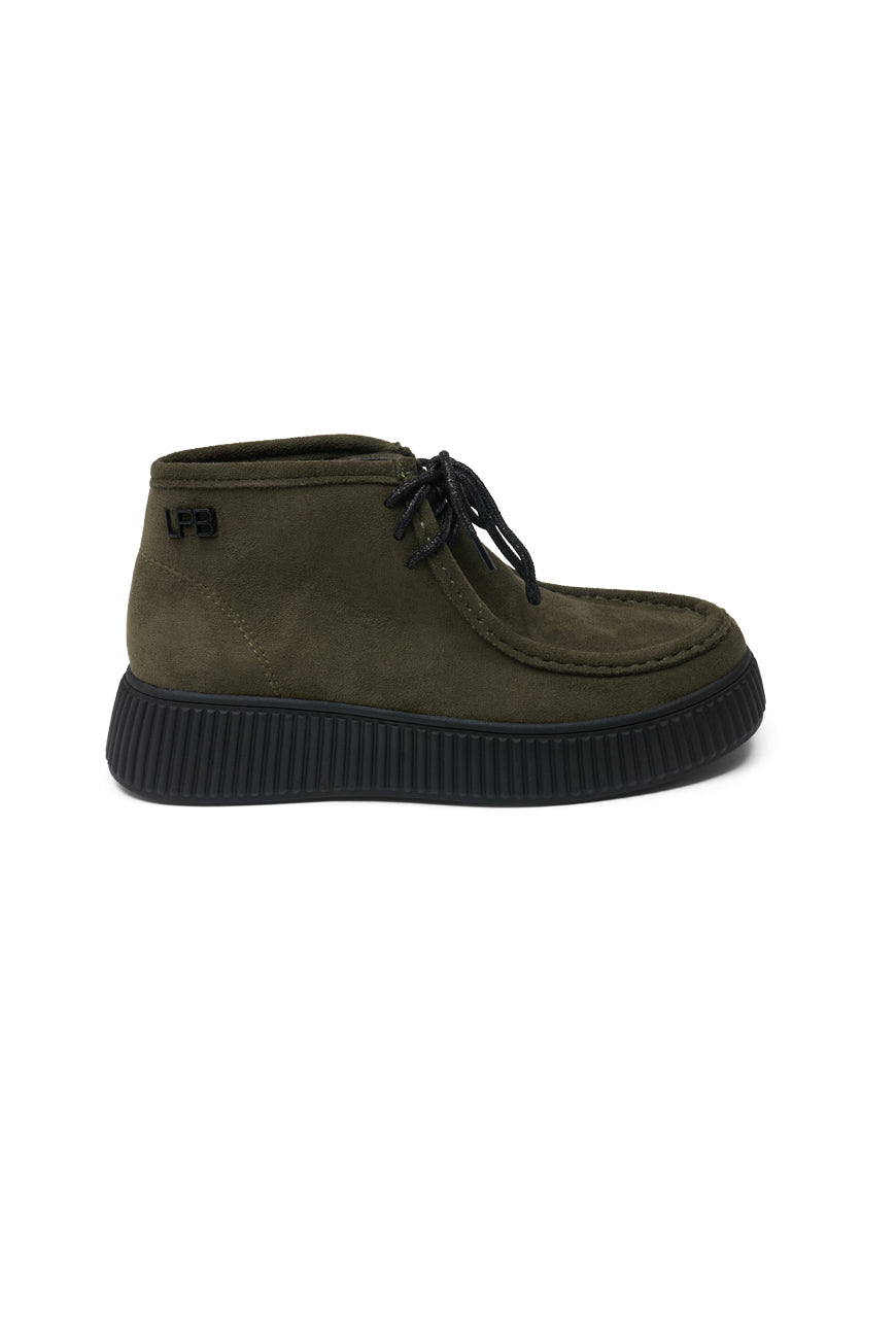 DERBIES PIPER KAKI SUEDINE