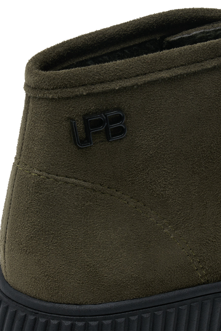 DERBIES PIPER KAKI SUEDINE