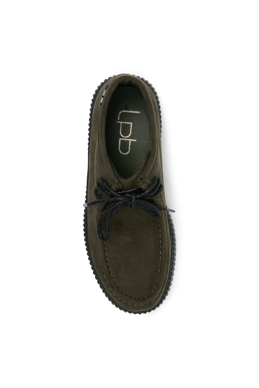 DERBIES PIPER KAKI SUEDINE