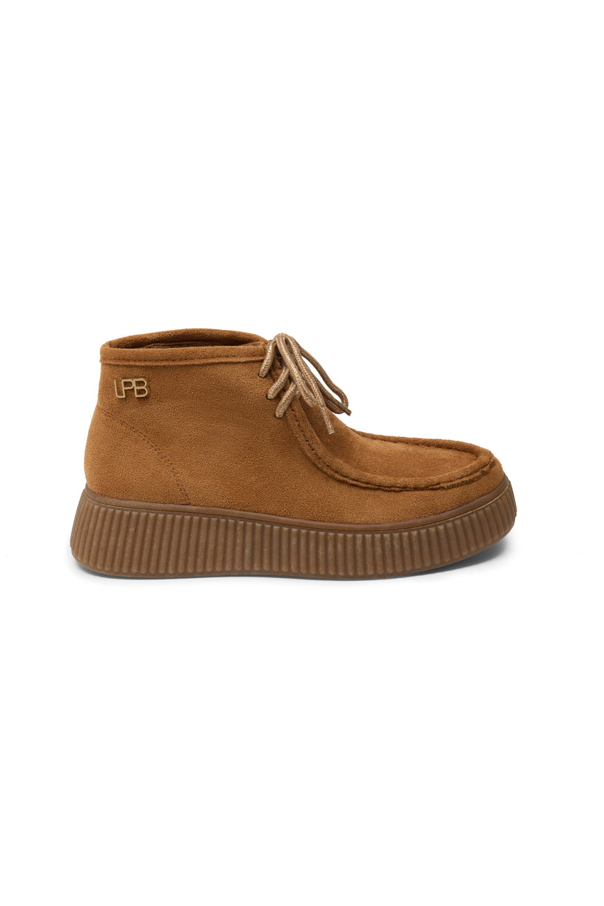 DERBIES PIPER MIEL SUEDINE