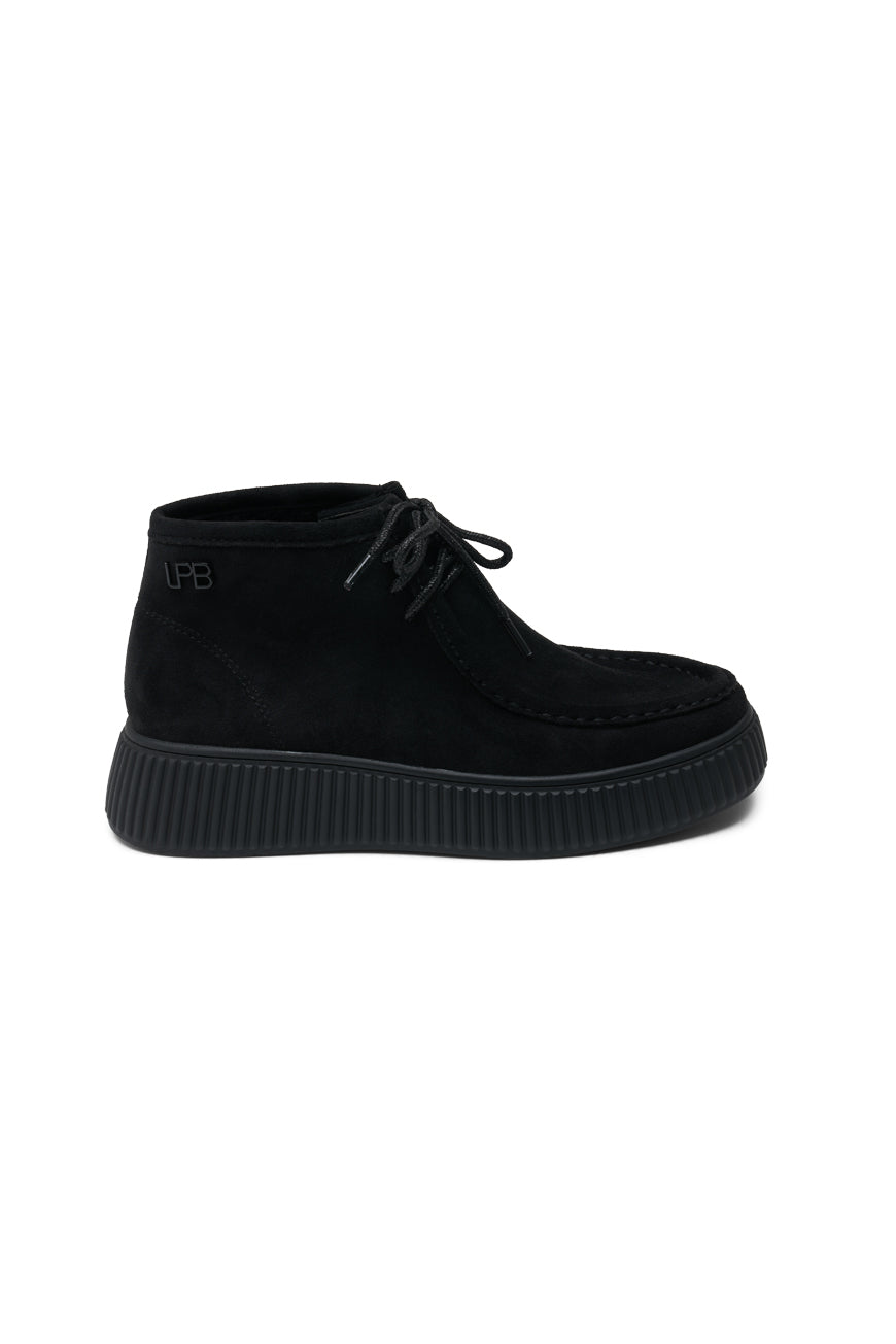 DERBIES PIPER NOIR SUEDINE