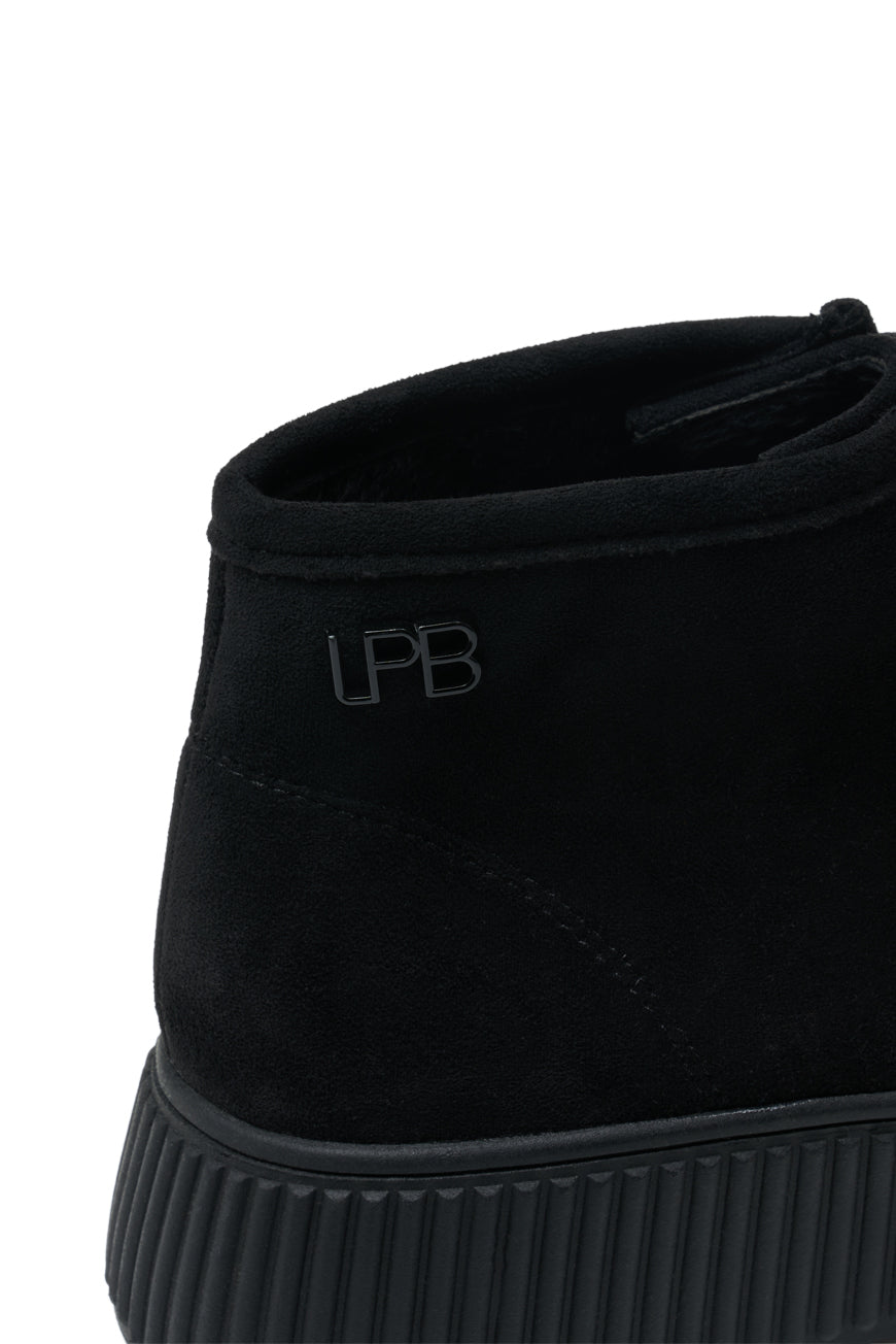 DERBIES PIPER NOIR SUEDINE