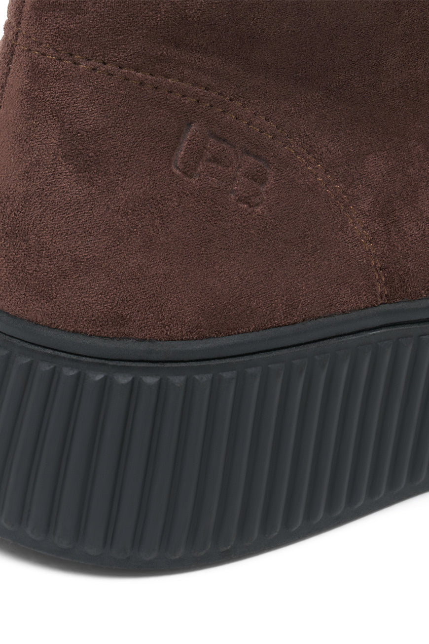 BOTTINES POMELINE CHOCO SUEDINE
