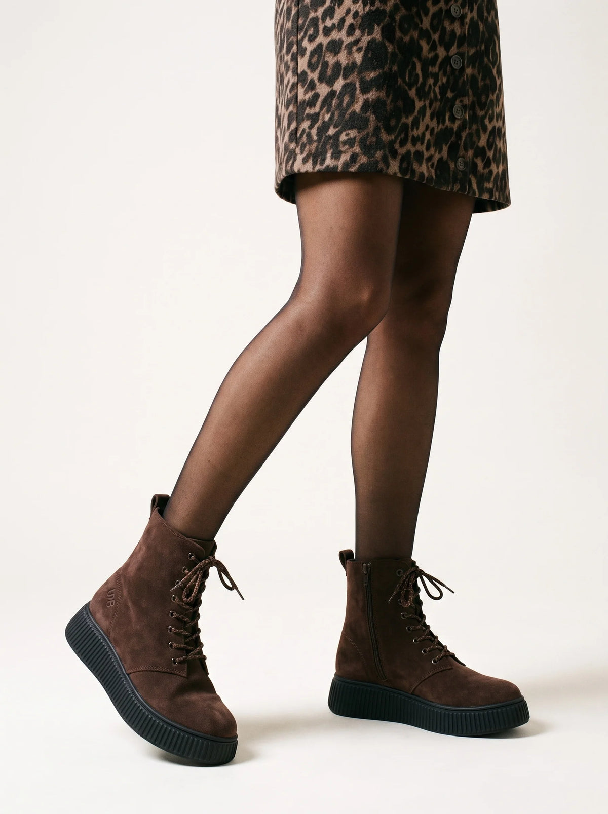BOTTINES POMELINE CHOCO SUEDINE