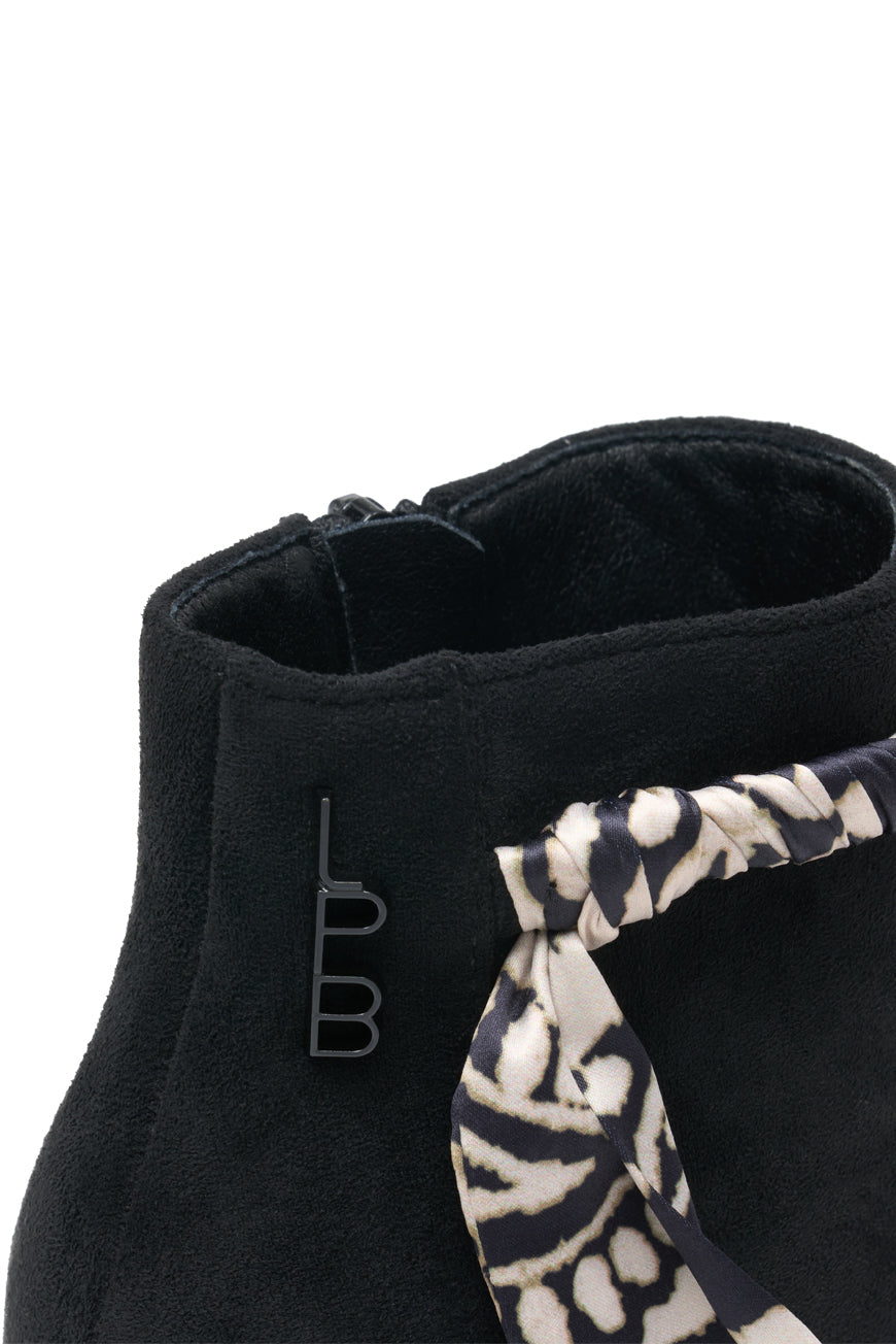 BOTTINES PHILIPINE NOIR SUEDINE