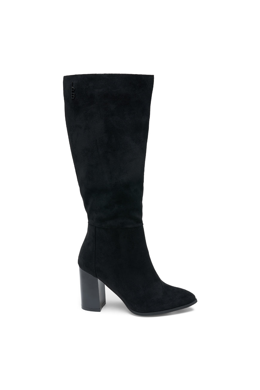 BOTTES PETULA NOIR SUEDINE