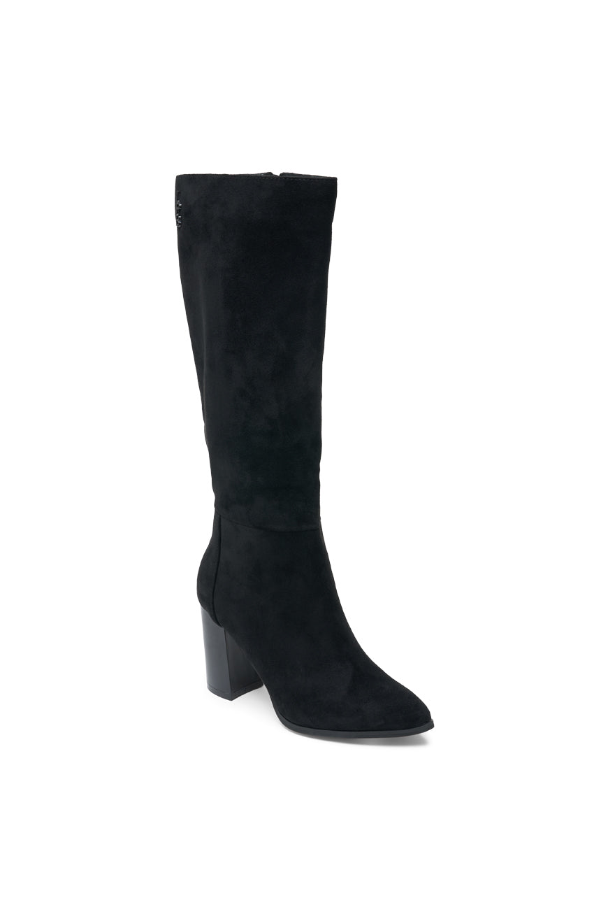 BOTTES PETULA NOIR SUEDINE