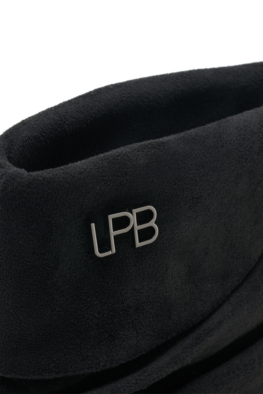 BOTTINES PAULIANA NOIR SUEDINE