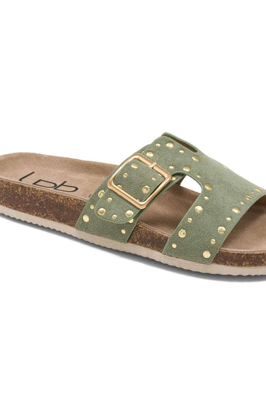 MULES NEIS KAKI SUEDINE