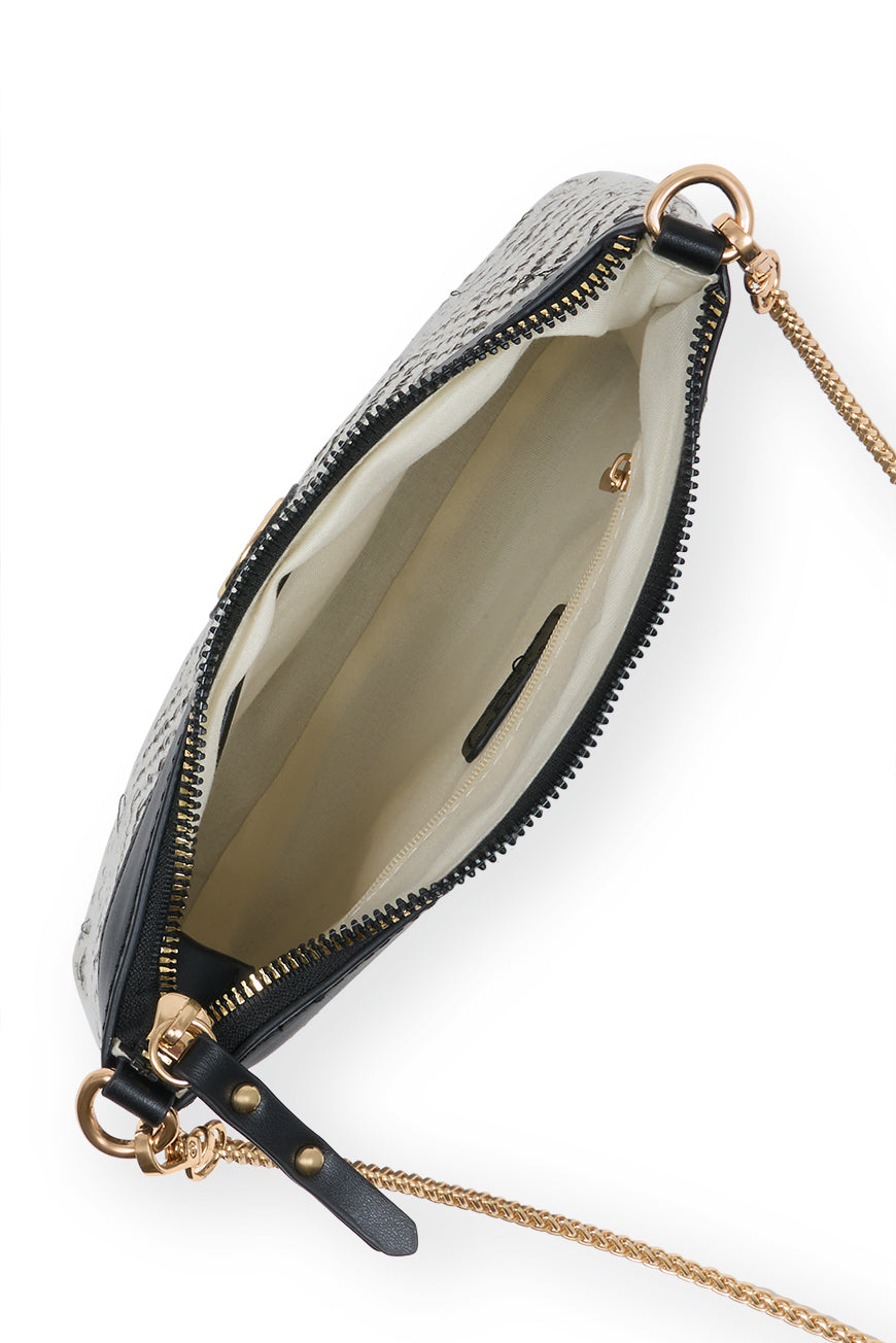 SAC BANDOULIERE LAINA RAYURES JOYA