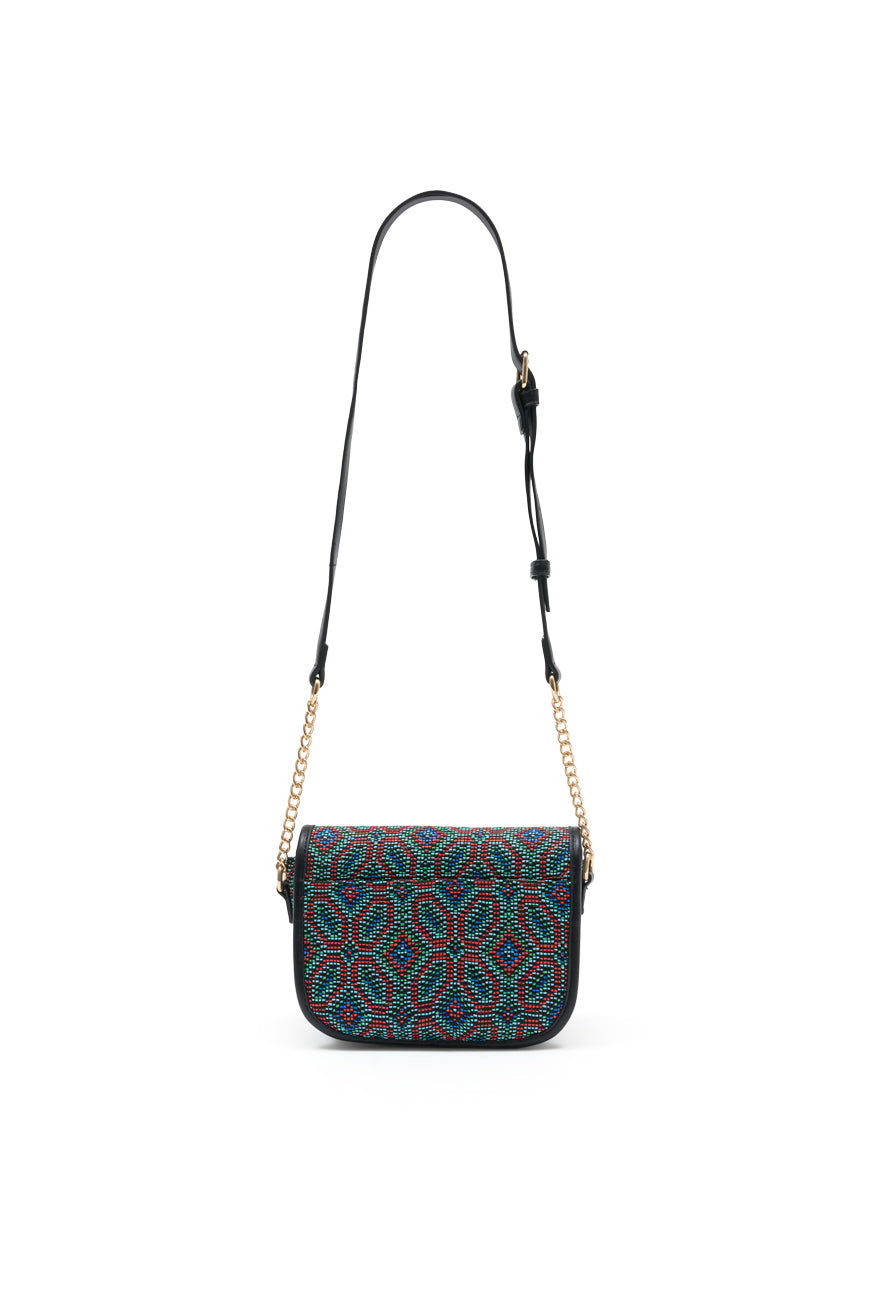 SAC BANDOULIERE MARGERY ETHNIC / TURQUOISE