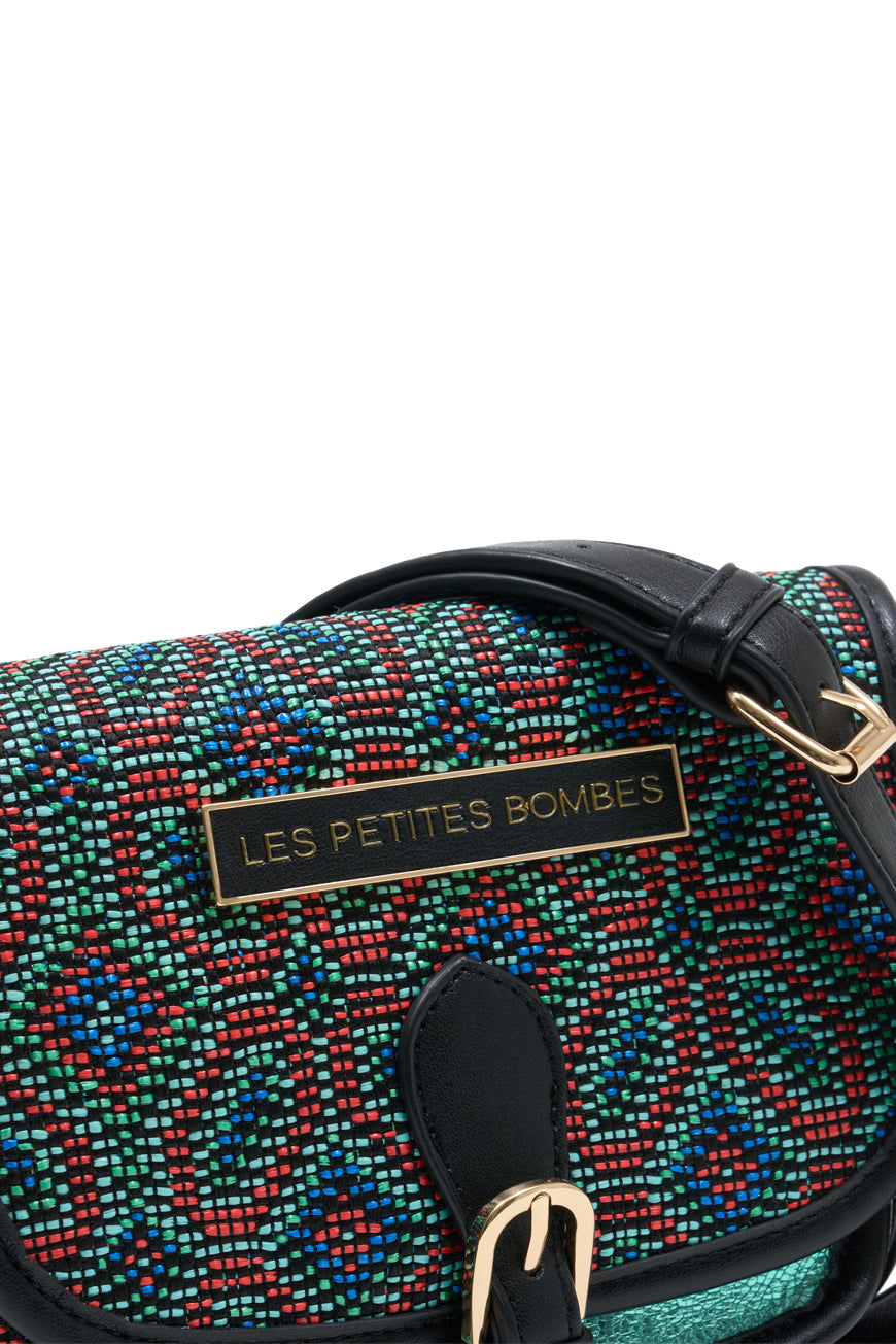 SAC BANDOULIERE MARGERY ETHNIC / TURQUOISE