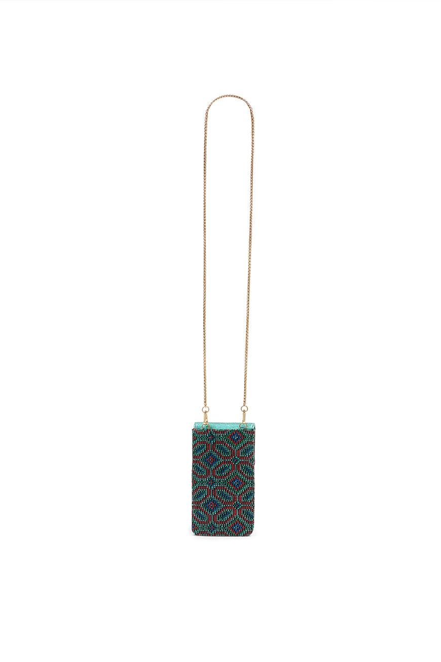 ETUI SMARTPHONE MARJANE ETHNIC / TURQUOISE