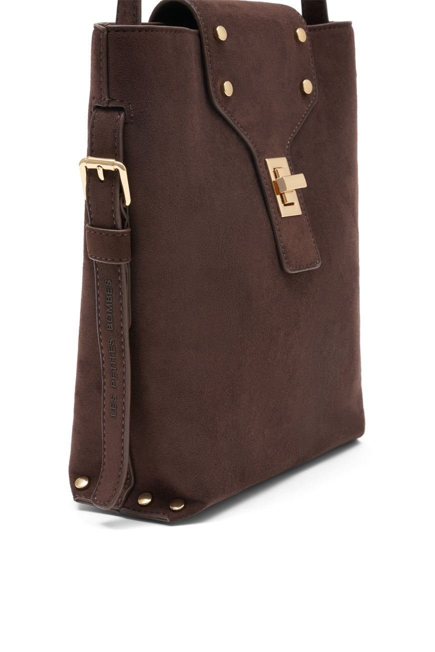 SAC BANDOULIERE PHEDRA CHOCO FOIL