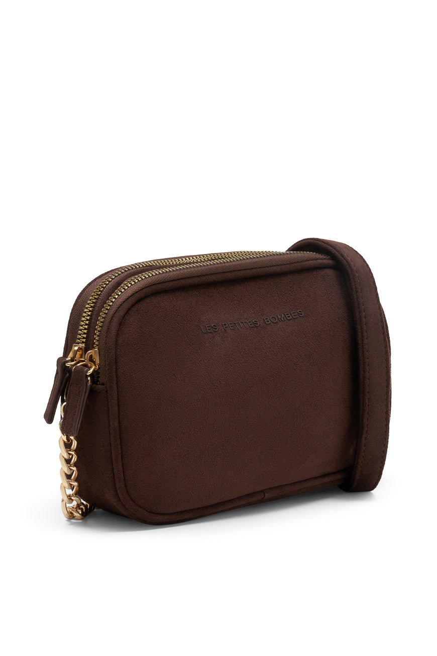 SAC BANDOULIERE ALBANE CHOCO FOIL