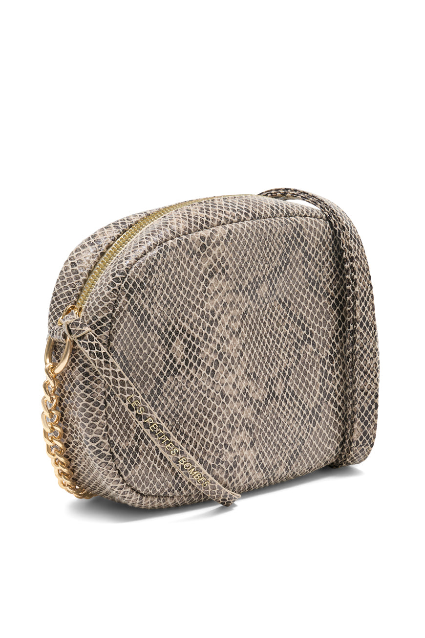 SAC BANDOULIERE FERIELLE BEIGE PYTHON