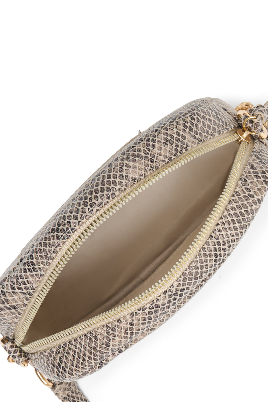 SAC BANDOULIERE FERIELLE BEIGE PYTHON